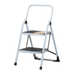 Escalera tubular, plegable, 2 peldaño, Pretul